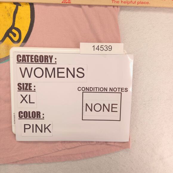 Nirvana Band Crew Neck Short Sleeve T Shirt Womens Size Extra Large XL Pink - Picture 8 of 9